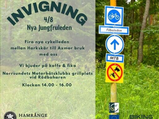 Invigning av nya cykelleden Jungfruleden